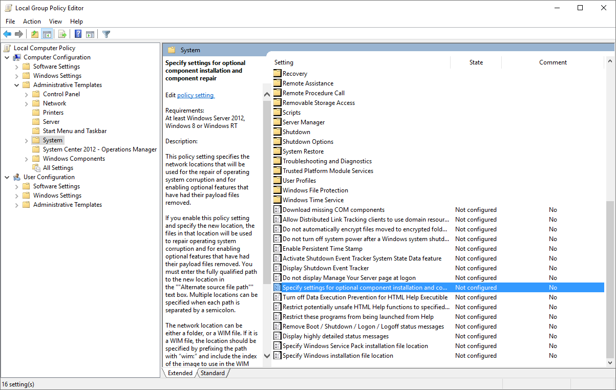 The source files could not be found for .Net Framework 3.5 Features